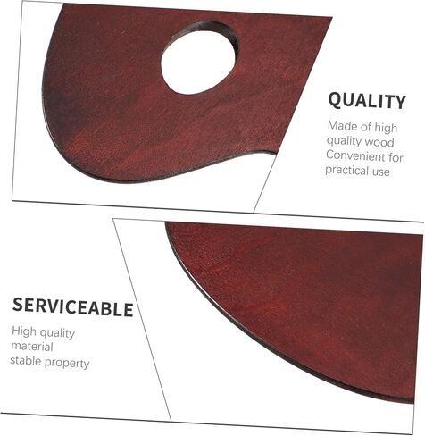 Wooden Oil Painting Palette Smooth Mixing Tray for Artists Color Mixing Plate for Oil Paint Acrylic and Watercolor Use in Saudi Arabia