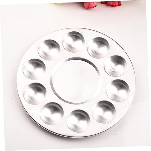 Uonlytech 4pcs Aluminum Painting Trays Watercolor Mixing Palette Sketching Paint Lid for Easy Storage in Saudi Arabia