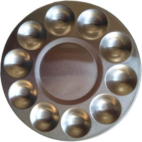 Uonlytech 4pcs Aluminum Painting Trays Watercolor Mixing Palette Sketching Paint Lid for Easy Storage in Saudi Arabia