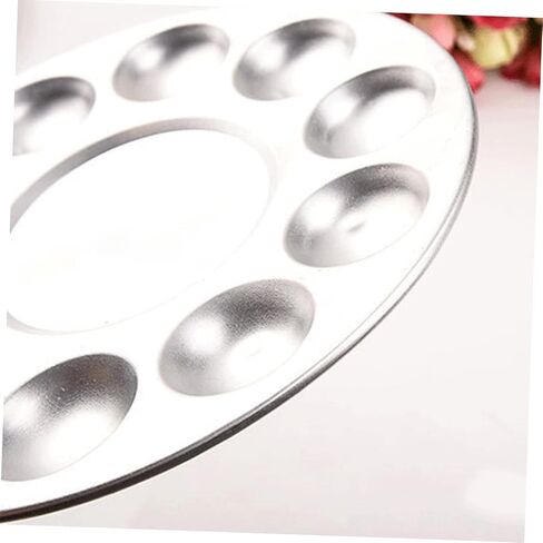Uonlytech 4pcs Aluminum Painting Trays Watercolor Mixing Palette Sketching Paint Lid for Easy Storage in Saudi Arabia
