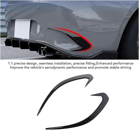 خلفي تنفيس الجانبي المتنفيس الجانبي المتوافق مع Miata nd 2016+ خلفي التهوية التهوية المفسد اليسار يمين الاستقرار القيادة الجمالية (الكربون) in Saudi Arabia