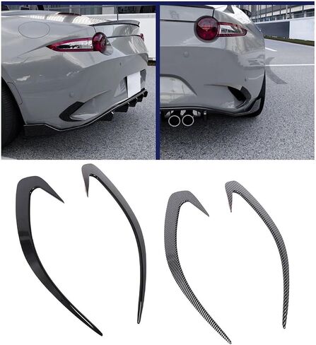 خلفي تنفيس الجانبي المتنفيس الجانبي المتوافق مع Miata nd 2016+ خلفي التهوية التهوية المفسد اليسار يمين الاستقرار القيادة الجمالية (الكربون) in Saudi Arabia