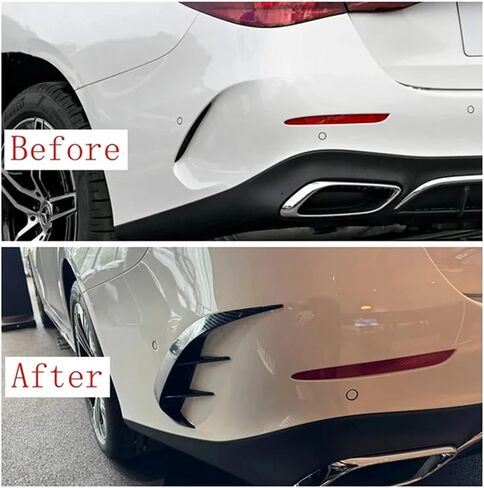 Side Air Vent Frame Cover Trim Compatible for Mercedes Benz E Class W214 2024 A11M Rear Bumper Spoiler Lower Accessories in Saudi Arabia