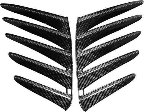 Carbon Fiber Car Rear Bumper Spoiler Air Vent Trim Compatible for Lexus RC200t RC300 RC350 RC F Sport 2015 2016 2017 2018 in Saudi Arabia