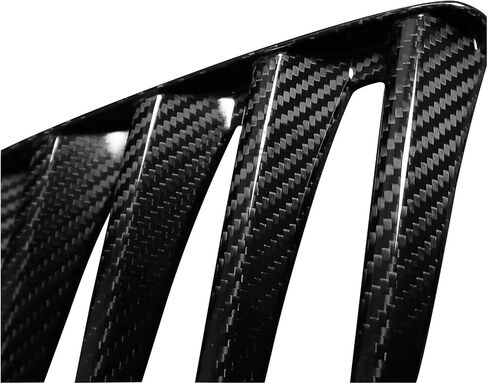Carbon Fiber Car Rear Bumper Spoiler Air Vent Trim Compatible for Lexus RC200t RC300 RC350 RC F Sport 2015 2016 2017 2018 in Saudi Arabia