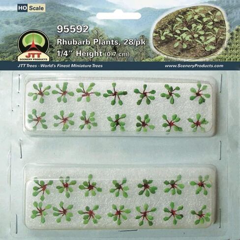 JTT Scenery Rhubarb plants, HO-scale. 28pk in Saudi Arabia