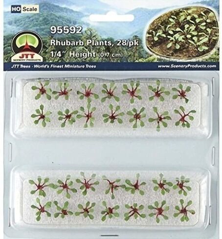 JTT Scenery Rhubarb plants, HO-scale. 28pk in Saudi Arabia