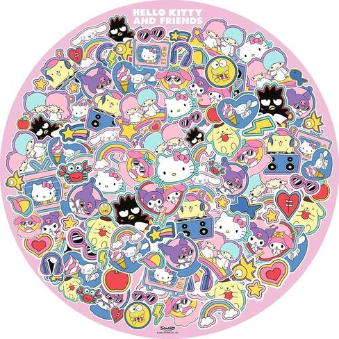 Ravensburger Hello Kitty 500 Piece Round Jigsaw Puzzle | جودة مميزة صنعت في أوروبا | مواد معتمدة من FSC in Saudi Arabia