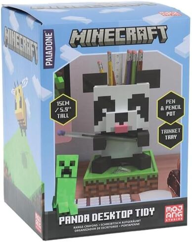 منظم سطح المكتب Paladone Minecraft، 4 مكعبات معيارية، حامل قرطاسية قابل للتخصيص لأقلام الرصاص وأقلام التحديد، ديكور ألعاب Minecraft، ملحق تنظيم المكتب للمدرسة أو اللوازم المكتبية in Saudi Arabia