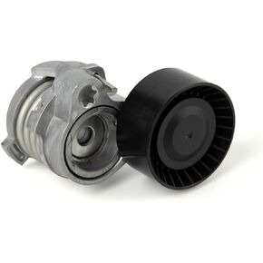 Drive Belt Tensioner Assembly with Pulley for BMW 550i GT xDrive 650i Gran Coupe xDrive 750i 760Li Alpina B6 B7 B7L M5 M550i M6 M760i X5 X6 2008-2018 3.0L 4.4L 6.0L V8 V12 Replaces 11287549873