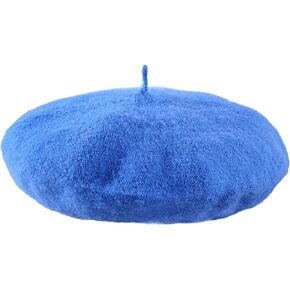 Yanmucy French Beret Vintage Beret Hats for Women Solid Color Classic French Beret Hats Winter Warm Cap for Women & Men