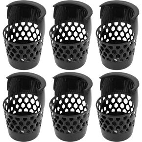 6Pcs Billiard Pockets, Plastic Pool Table Web Baskets Drop Net Billiard Table Pockets Replacement Accessory