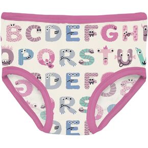 KicKee Pants Girls Print Underwear, Soft Girl Panties, Toddler to Big Kid, All Day Wear