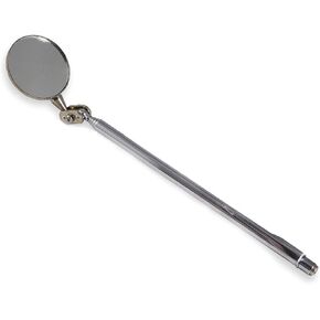 RIVERWELD Adjustable Telescopic Inspection Mirror Swivel Arm Pocket Clip Tools Retractable Handle 360 Swivel