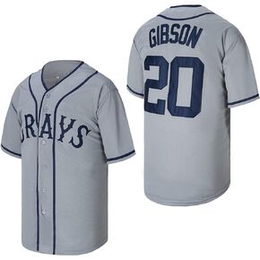 Mens #20 Josh Gibson Baseball Jersey Homestead Grays Baseball Shirt Stitched