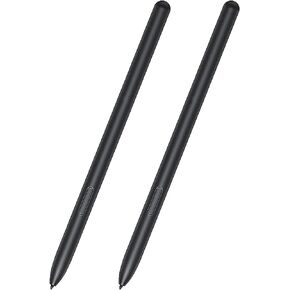 2 حزمة من أقلام Galaxy Tab S7 FE S البديلة لجهاز Samsung Galaxy Tab S7، Tab S7 FE SM-T730، SM-T733، SM-T736B Stylus Pen (أسود غامض)