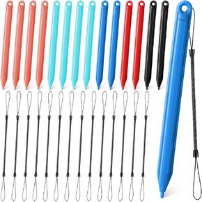 28 Pcs Replacement Stylus Drawing Pen and Lanyard Set for Tablet Writing Tablet LCD for Kids Drawing Board Drawing Pad, Doodle Pad, 4.7 Inch