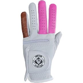 Shocker Golf Glove Premium 100% Cabretta Leather Durable Grip Adult White Men's Gloves Funny Gag Gift Shoker Mens Left Right Sizes Small Medium Large XL XXL