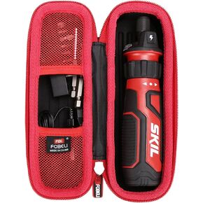Hard Carrying Case Compatible with SKIL Rechargeable 4V Cordless Screwdriver SD561201, EVA Portable Storage Tools Bag (Case Only)