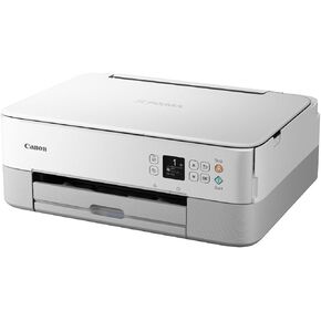 طابعة Canon PIXMA TS5320 الكل في واحد لاسلكية، ماسح ضوئي، ناسخة مع AirPrint، أبيض، تعمل مع Alexa in Kuwait