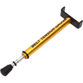 Focket Motorcycle Belt Tension Gauge, 10 lbs Easy to Read Metal Tension Tester After Belt Replacement Adjustment, Universal Wheel Service Accurate Chain Tension Gauge with L Shape Pad