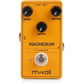 Movall MP-108 Magnesium Flanger Guitar Effect Pedal True Bypass