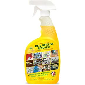 Smart ‘n Easy Goo & Adhesive Remover - Surface Safe - Removes Stickers, Labels, Decals, Tape, Sticky Residue, Chewing Gum, Glue, Grease, Tar - Lemon Citrus Scent - 1 Gallon Refill