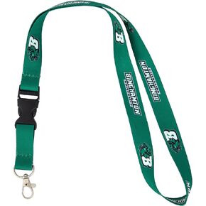 Desert Cactus Binghamton University Lanyard Bearcats Car Keys ID Badge Holder Keychain Detachable Breakaway Snap Buckle (Green)