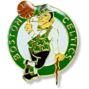 aminco NBA Boston Celtics Team Logo Pin, team color (NBA-PN-001-01)