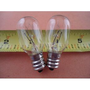2 Clear Light Bulbs Screw in for Singerr 2263 Simple 3116 Simple 2259 Tradition1748, 2250, 2259