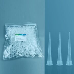 200uL Pipette Tips 1000 PCS per Bag Yellow Laboratory Universal Plastic Liquid Pipette Pipettor Tips