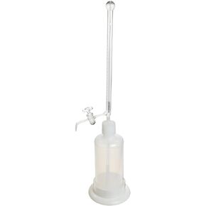 SP Bel-Art Borosilicate Glass 10ml Automatic Self Zeroing Burette; 500ml Reservoir (F37915-0510), Natural
