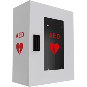 ISOP AED Defibrillator Storage Cabinet | Wall Mounted First Aid Box | Universal Cabinet for Emergeny Equpment Fire Ladder, Fire Evacuation Set or Rescue Survival Kit | Emergency Escape Ladder Locker