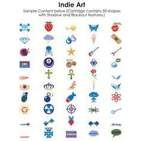 Cricut Solutions Cartridge, Indie Art