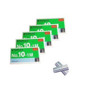 5000pcs No.10 Staples, for Max HD-10D,Swingline Tot Mini Stapler, and Other Mini Stapler Using No.10 Staples(Smaller Than Standard Staples).Silver