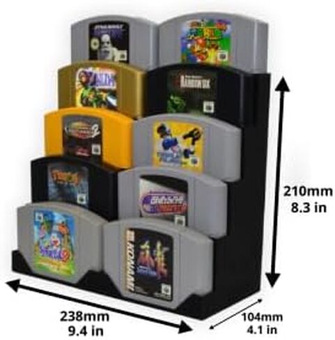 Display for Nintendo 64 Games (Holds 5 games) in Saudi Arabia