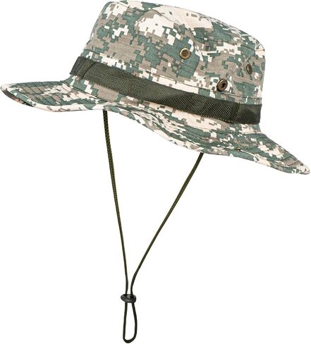Rosoz Sun Hats for Men Women Bucket Hat UPF Protection Wide Brim Boonie Hat in Saudi Arabia