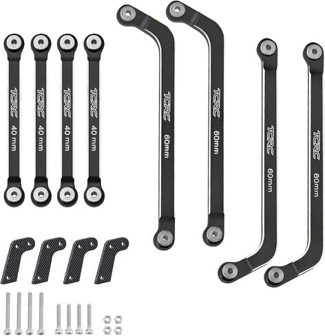 2PCS Hard Steel Extended Longer Drive Shafts with D Shaped Hole for Axial AX24 XC-1 (Match Upgraded Extended Chassis Suspension Links) in Saudi Arabia