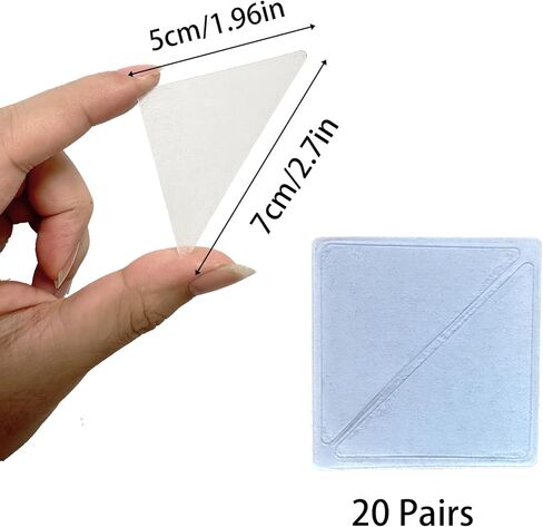 Transparent Collar Stays Set for Men & Women 40 Pcs Anti-Curl Dress Shirt Collar Supports Versatile for All Collar Types Durable & Reusable Ideal for Polo & Dress Shirts in Kuwait