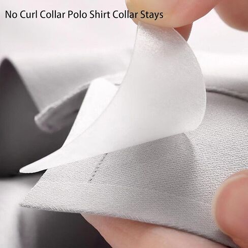 Transparent Collar Stays Set for Men & Women 40 Pcs Anti-Curl Dress Shirt Collar Supports Versatile for All Collar Types Durable & Reusable Ideal for Polo & Dress Shirts in Kuwait