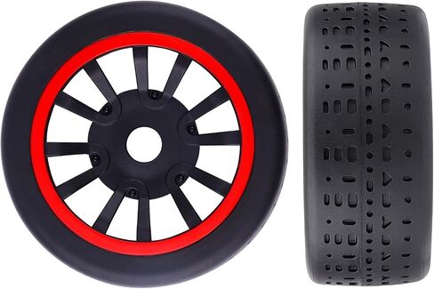 إطارات وعجلات HobbyPark 17 مم سداسية مسبقة اللصق 42/100 2.9 إطار وعجلات بحزام RC مع حشوات إسفنجية للتشغيل بسرعة عالية 6s مناسبة لـ 1/7 Arrma Infraction Felony 6S BLX Limitless 1/8 Typhon 6S 3S (مجموعة من 4) in Saudi Arabia