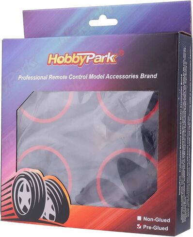 إطارات وعجلات HobbyPark 17 مم سداسية مسبقة اللصق 42/100 2.9 إطار وعجلات بحزام RC مع حشوات إسفنجية للتشغيل بسرعة عالية 6s مناسبة لـ 1/7 Arrma Infraction Felony 6S BLX Limitless 1/8 Typhon 6S 3S (مجموعة من 4) in Saudi Arabia