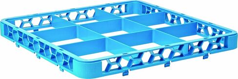 Carlisle FoodService Products RE2514 OptiClean 25 Compartment Cup Rack Extender, 3-1/2" Compartments, Blue (Pack of 6) in Kuwait
