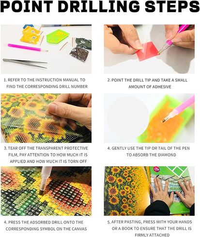 Wall Art Decoration Painting Kit, Adult and Children's Painting Kit, Beginner Diamond Art with Accessories and Tools, Wall Decoration Crafts, Leisure and Home Wall Decoration 12 x 16 inches in Saudi Arabia