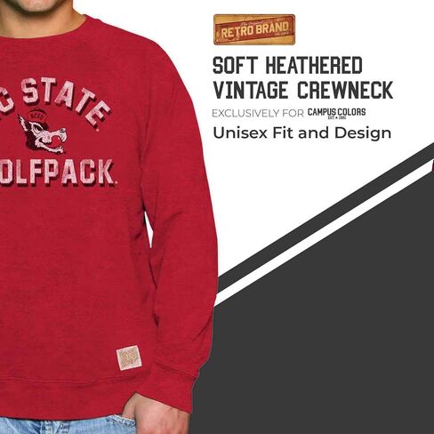 فتحة عنق جامعية للبالغين (NC State Wolfpack - أحمر، صغير) in Saudi Arabia