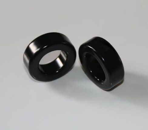 Fielect 5 قطع Toroid Core Ferrite خنق مسحوق الحديد مغو الفريت الدائري 24.1x39.9x14.5mm، أسود in Kuwait