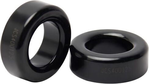 Fielect 5 قطع Toroid Core Ferrite خنق مسحوق الحديد مغو الفريت الدائري 24.1x39.9x14.5mm، أسود in Kuwait