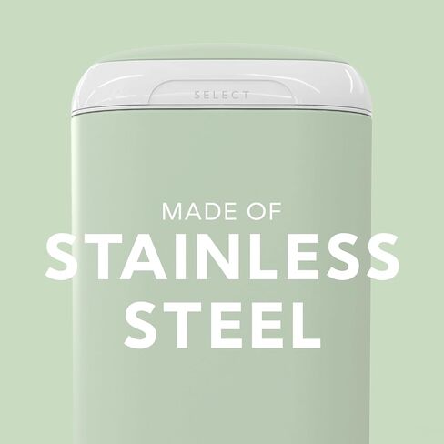 Diaper Genie Select Pail (Green) is Made of Durable Stainless Steel and Includes 1 Starter Square Refill That can Hold up to 165 Newborn-Sized Diapers. in Saudi Arabia