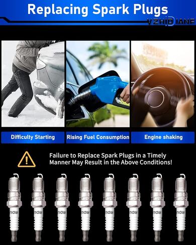 SP413 Spark Plugs for:-FORD CROWN VICTORIA 1995-2011 RANGER 1991-2008, Automotive Replacement Spark Plugs for:-LINCOLN TOWN CAR in Saudi Arabia