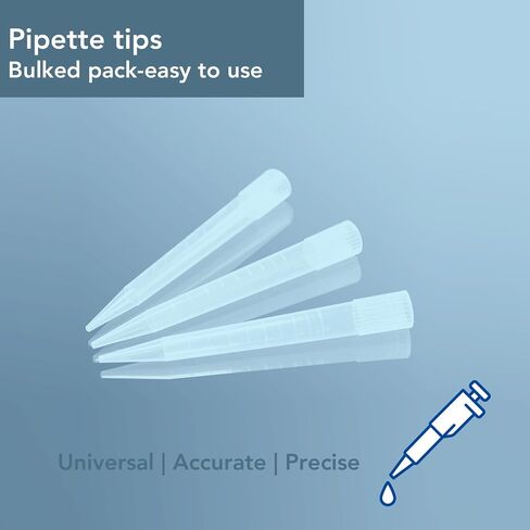 200uL Pipette Tips 1000 PCS per Bag Yellow Laboratory Universal Plastic Liquid Pipette Pipettor Tips in Saudi Arabia